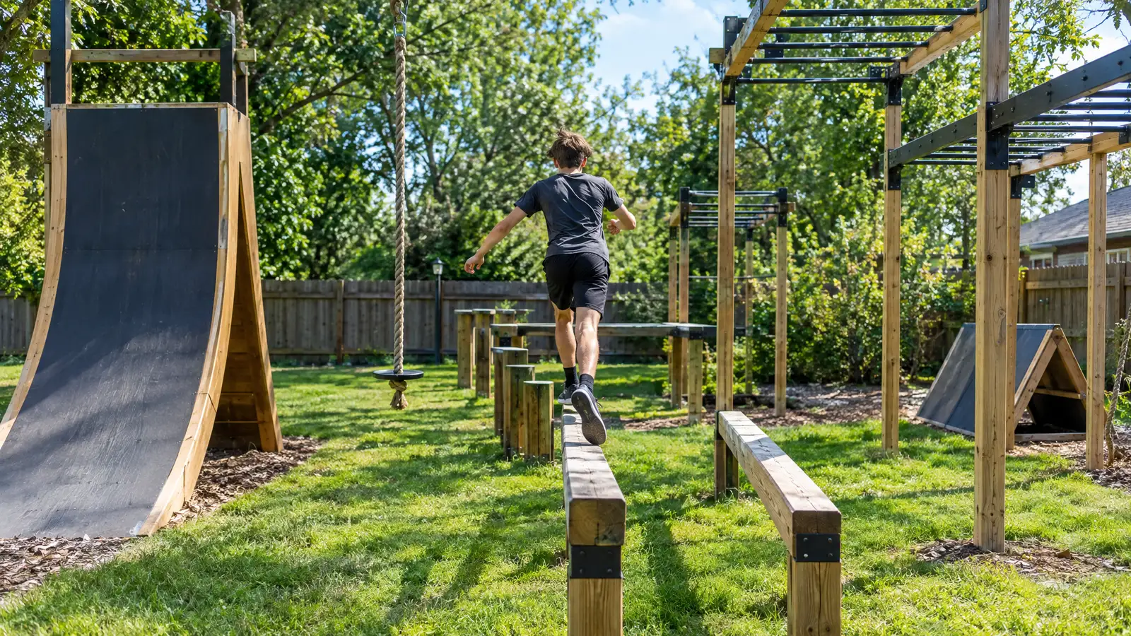 Backyard Ninja Warrior Course Ideas