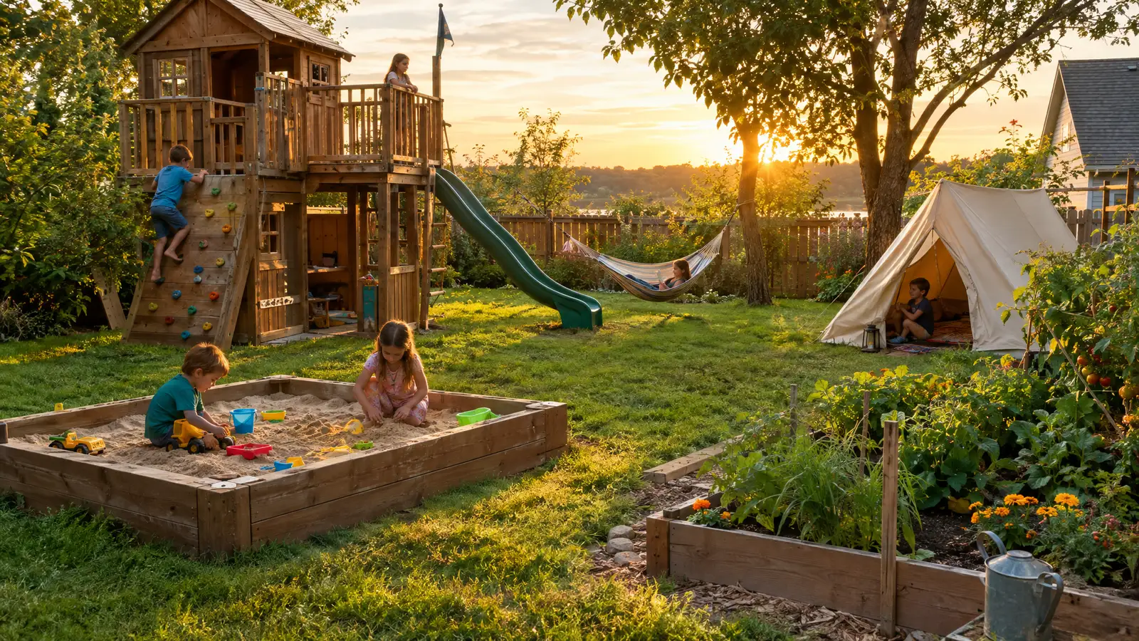 25 Backyard Playground Ideas That Grow With Your Kids