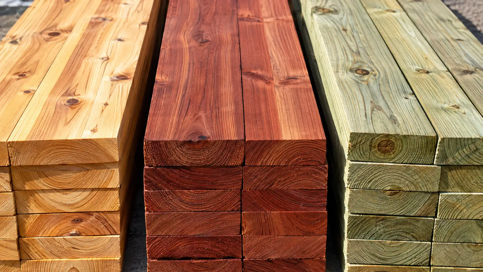 Cedar vs Redwood vs Pressure-Treated Lumber for Swing Sets