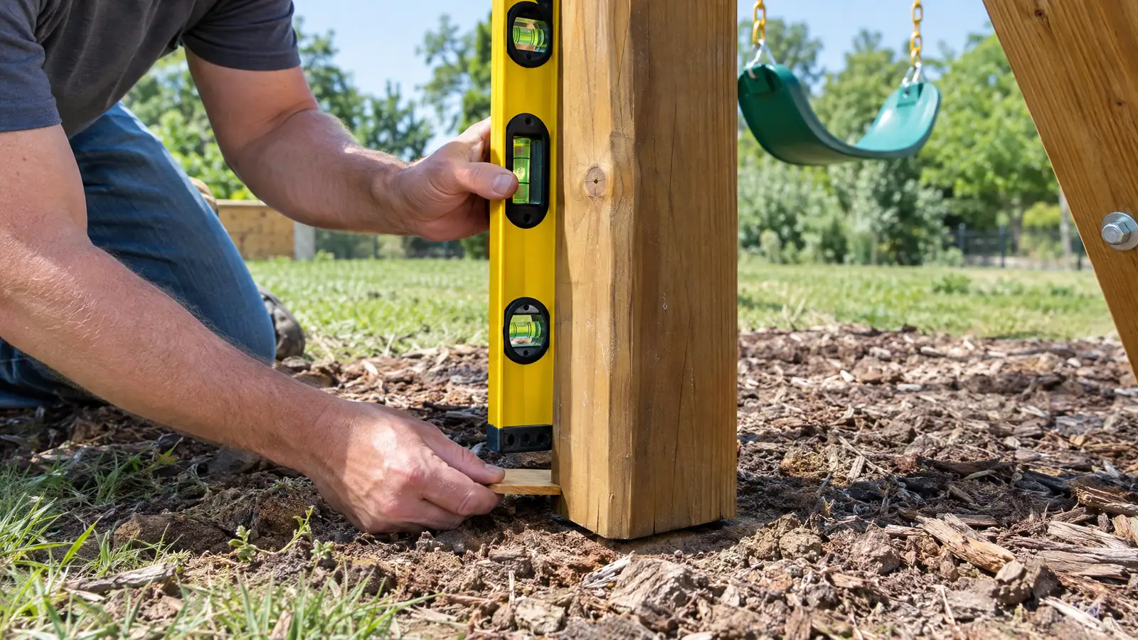 Fixing a Wobbly Swing Set