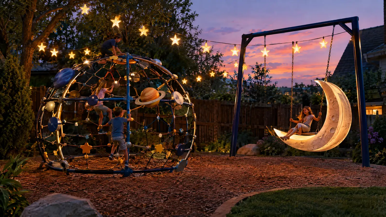 A Space-Themed Backyard Playground: Ideas and Details