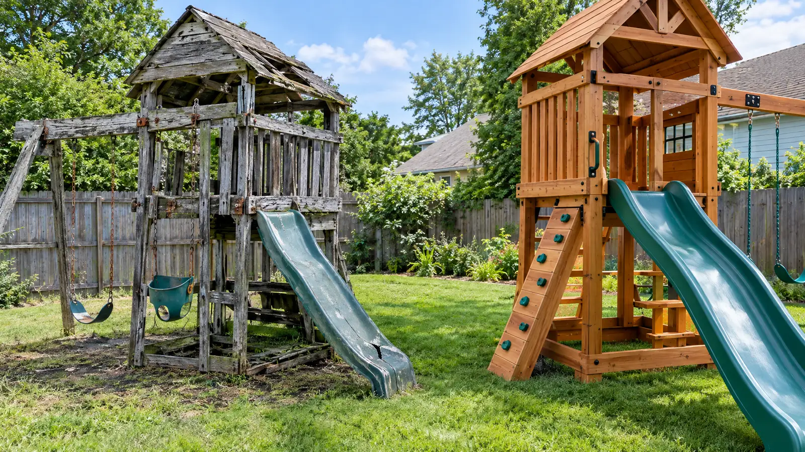When to Replace a Swing Set