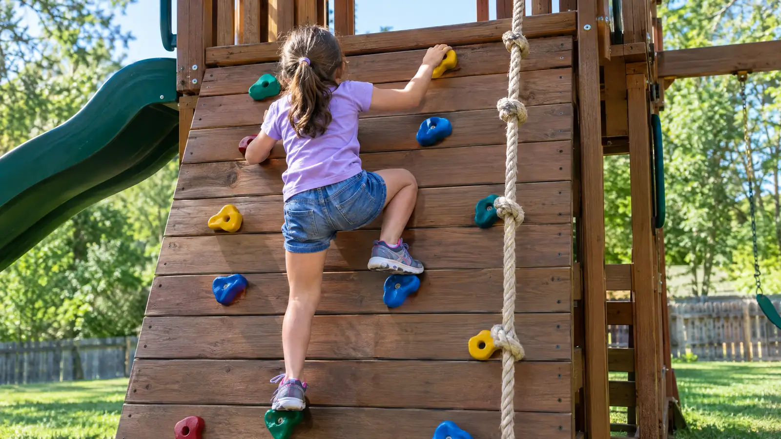 Climbing Walls and Rock Walls for Playsets