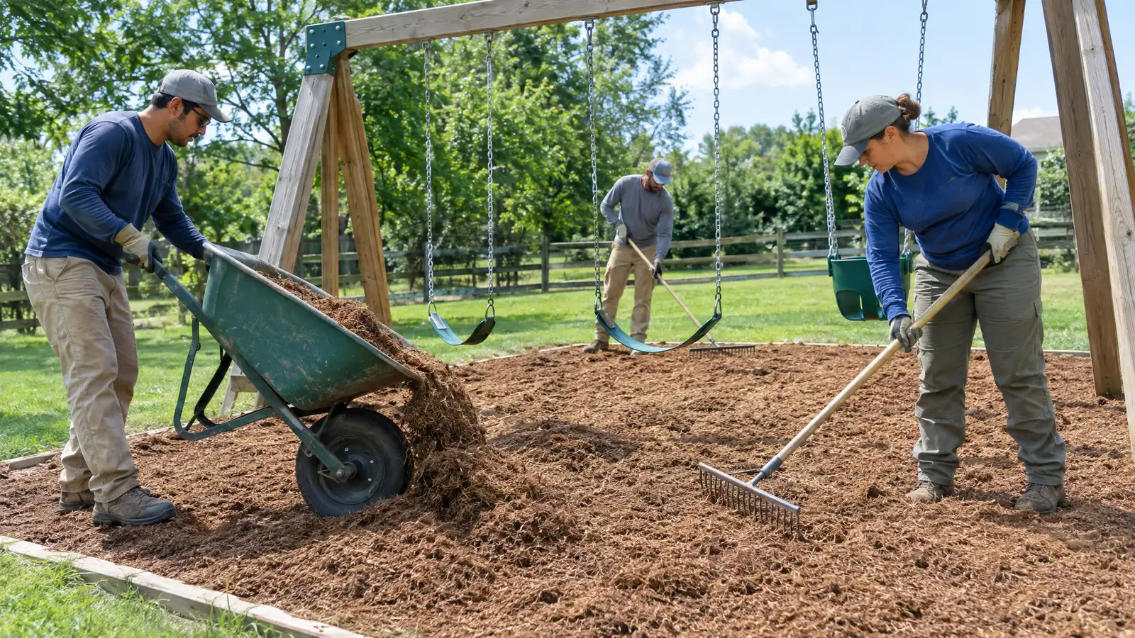 Mulch and Engineered Wood Fiber Surfacing