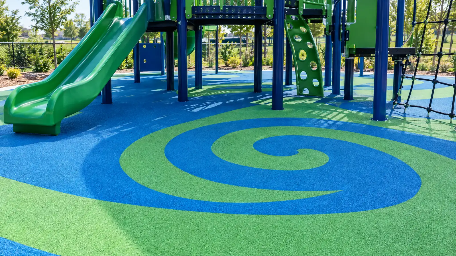 Rubber Mulch and Poured Rubber Surfacing