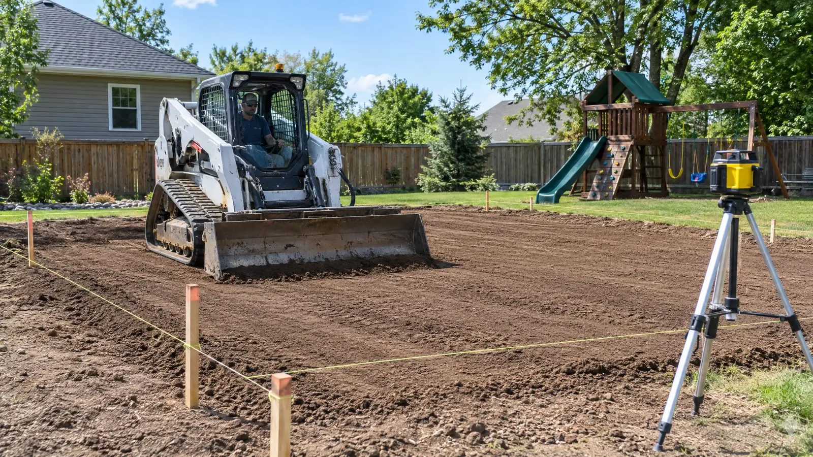 Playground Site Preparation, Leveling and Grading