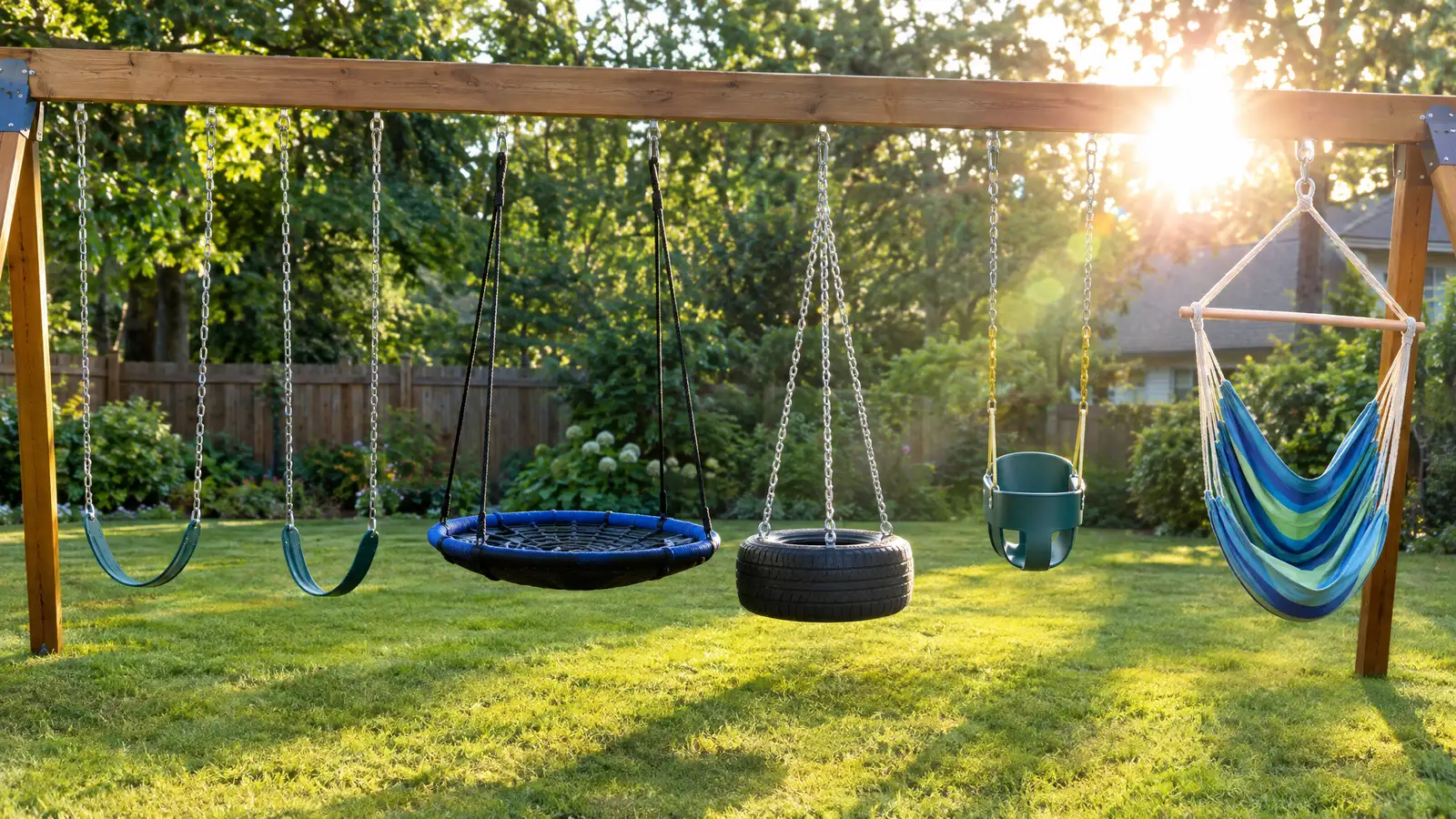 Swing Seats, Tire Swings and Hammock Swings