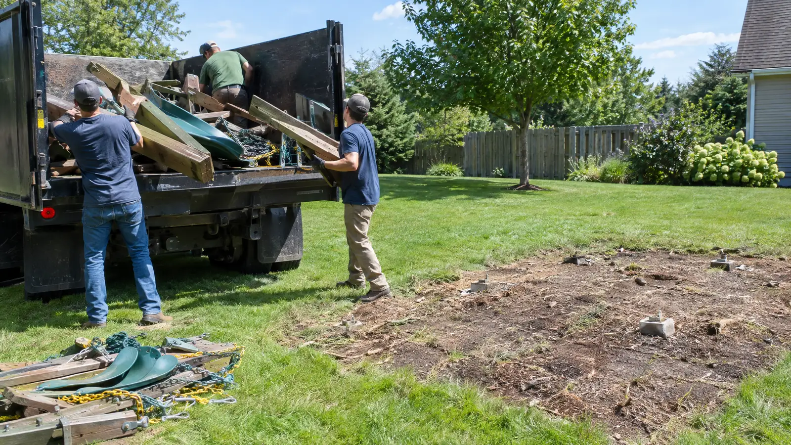 Swing Set Removal and Haul-Away